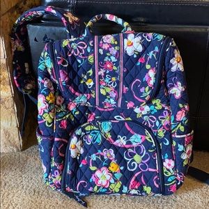 Vera Bradley backpack Ribbons breastcancer pattern